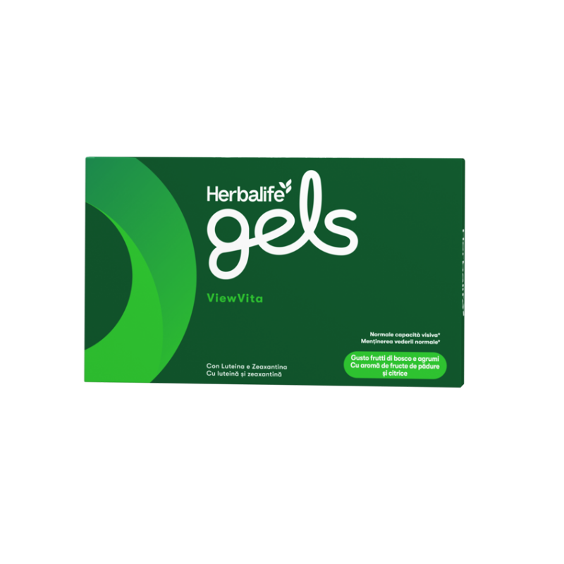 Herbalife Gels ViewVita Aromă de fructe de pădure și citrice 30 de comprimate de gel masticabile