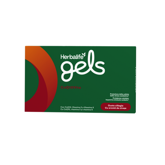 Herbalife Gels CoQ10Vita Cu aromă de cireșe 30 de comprimate de gel masticabile