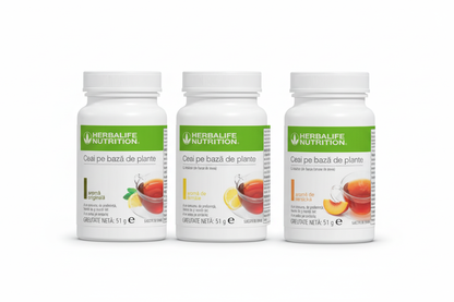 Tre barattoli Ceai pe bază de plante Herbalife